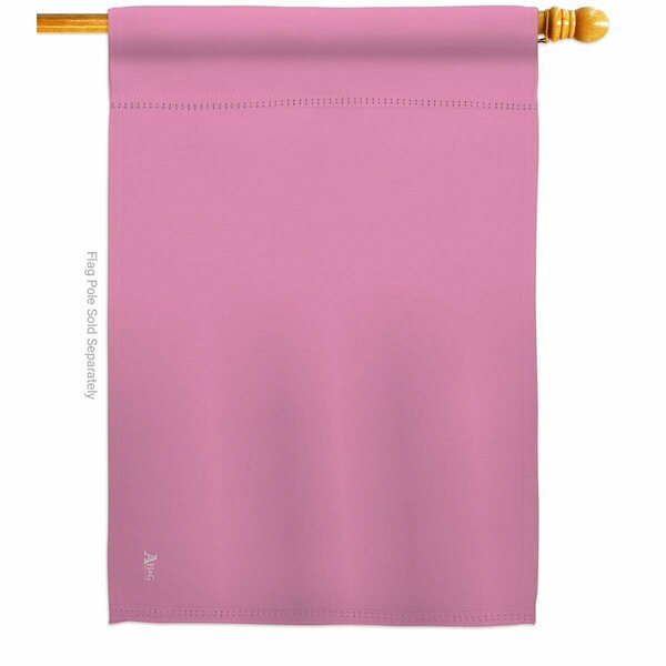 Guarderia Pink Novelty Merchant 28 x 40 in. Double-Sided Horizontal House Flags for Decoration Banner Garden GU4079952